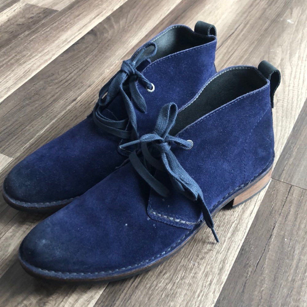 Bussola blue “ mulberry” ankle boots size 11 (41)